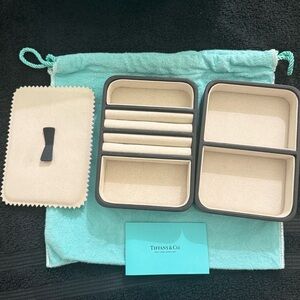 Tiffany & Co. Black and Cream Jewelry Box